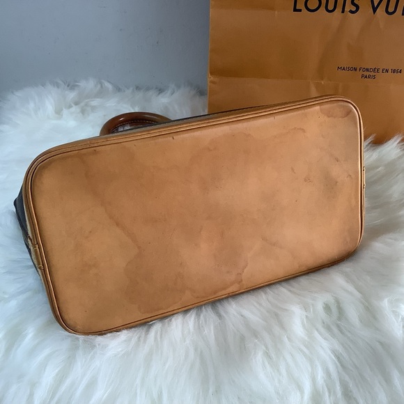🛍SALE🛍🛍🤎Louis Vuitton  BROWN COATED MONOGRAM CANVAS ALMA PM🤎 - Picture 4 of 10